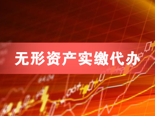 嵊州无形资产实缴资本代办